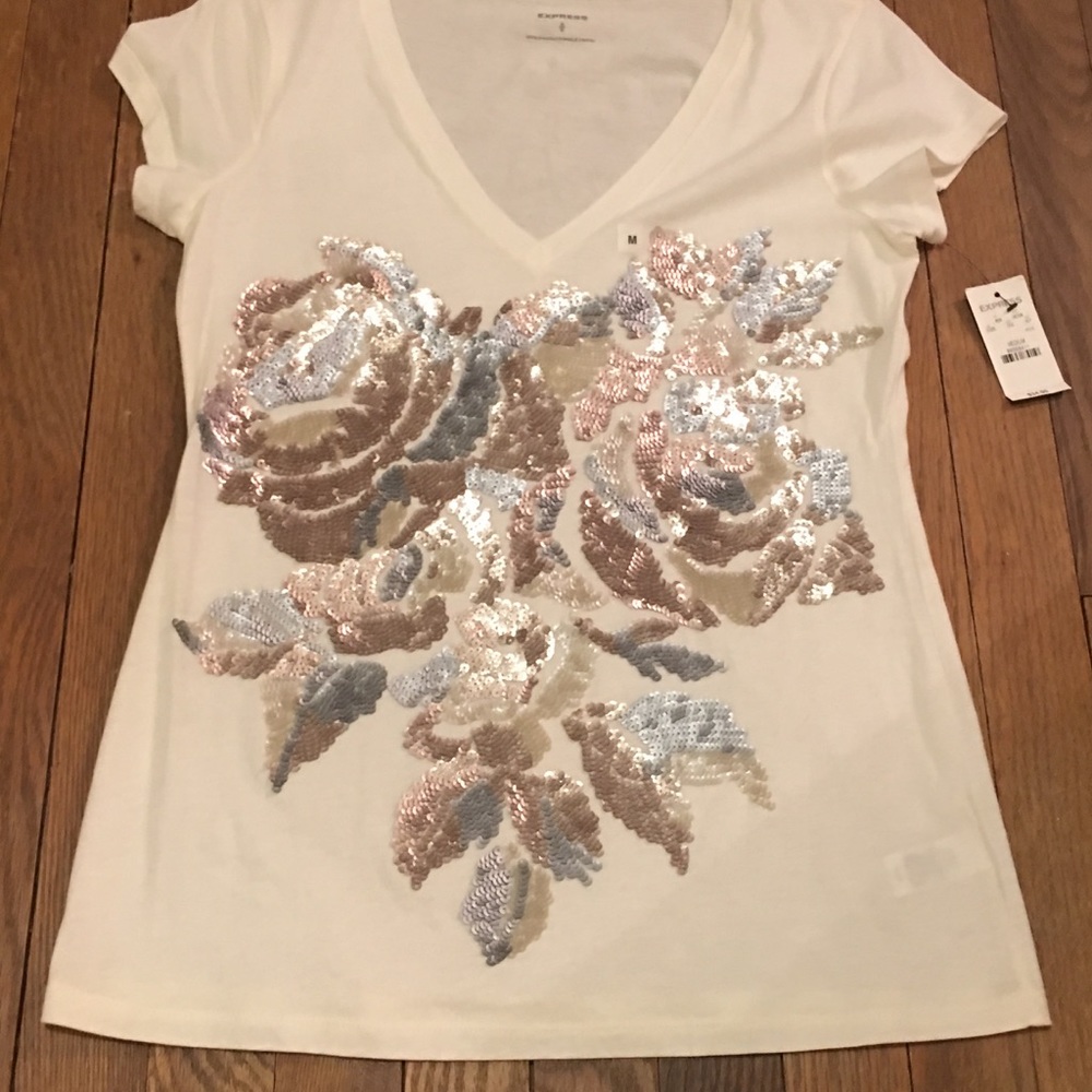 Express Embelished T-Shirt